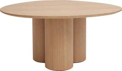Produktbild von Miliboo - Design-Couchtisch aus hellem Holz HOLLEN