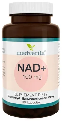 Obrázok produktu pre Medverita NAD 100 mg – 60 kapsúl