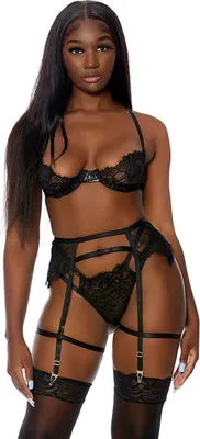 Produktbild von Blooming M Forplay Dreiteiliges Dessous-Set