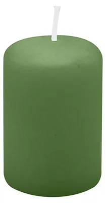 Produktbild von Stumpenkerzen 60 x Ø 40 mm, Grün, 24 Stück