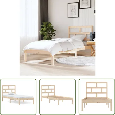 Produktbild von The Living Store Massivholzbett 75x190 cm