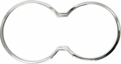 Zdjęcie produktu dla Stelaż uchwytu na kubek do Hyundai ix35 2010-2015, stal nierdzewna, chrom
