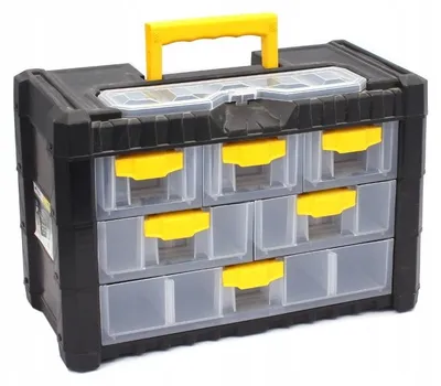 Produktbild von XL-Tools Werkstatt-Organizer Tragbar Griff Schubladen 40x20x32,5cm