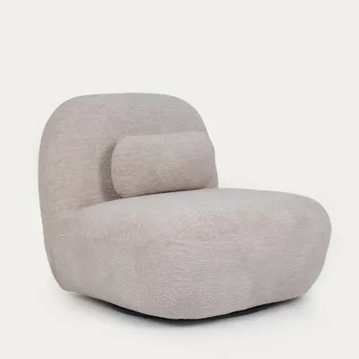 Produktbild von HOMLA NORDVIK Drehsessel beige 83x87x75 cm