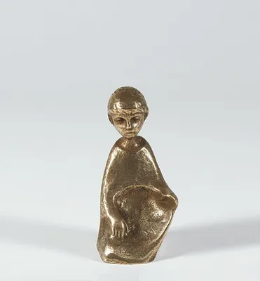Produktbild von Knabe, kniend 20 cm Bronze, Krippenfigur