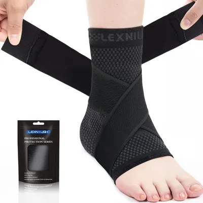 Imagen del producto de Vendaje ajustable para el pie, ideal para fascitis plantar, lesiones de ligamentos, talla S, para uso deportivo