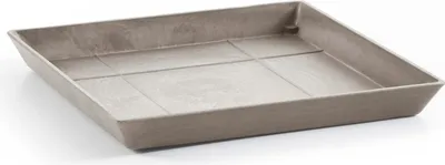 Produktbild von Ecopots Untersetzer Square 40 für Blumentöpfe - L 35,5 cm x B 35,5 cm x H 3,5 cm - Innen- und Außenbereich