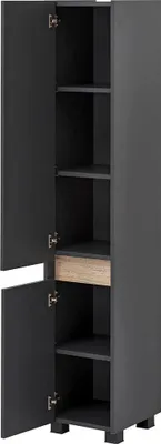 Obrázok produktu pre MÖBELPARTNER Cosmo kúpeľňová skrinka 146322 antracit 30,2 x 33,0 x 164,5 cm
