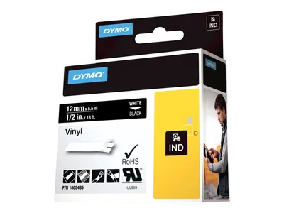 Obrázek produktu pro 1805435 Dymo D1 12Mm Schwarz-Weiss