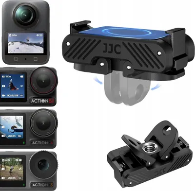 Zdjęcie produktu dla Adapter Uchwyt Szybkozłączka na 1/4'' i GoPro do DJI Osmo Action 5 Pro 4 3 / QRAM-OA