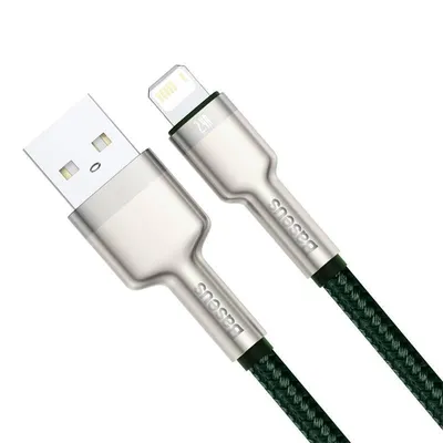 Obrázok produktu pre Baseus Cafule USB to Lightning nabíjací kábel 2,4A - zelený 2m
