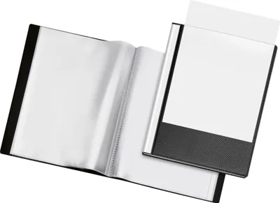 Produktbild von Veloflex Sichtbuch A4 12 Hüllen schwarz Diamond