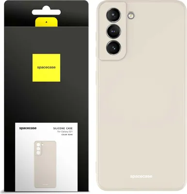 Obrázok produktu pre Silikónové puzdro SPACECASE Silikónové puzdro pre Galaxy S21 Beige
