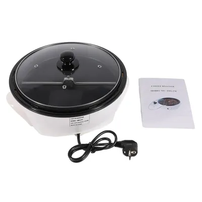 Image de Torréfacteur électrique, température réglable, capacité maximale de 1500g, BLANC