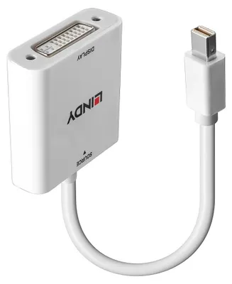 Produktbild von Lindy 38318 Videokabel-Adapter 0,18 m Mini DisplayPort DVI-I