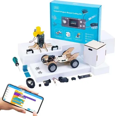 Produktbild von Makeblock CyberPi Project-Based Coding-Set, 1,44'' Display, WLAN, Bluetooth, Scratch- und Python
