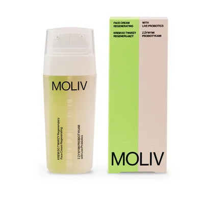 Produktbild von MOLIV Regenerierende Gesichtscreme mit lebenden Probiotika 30 ml