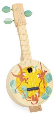Produktbild von Janod Gioia Dschungel Banjo Golden Golden One Size