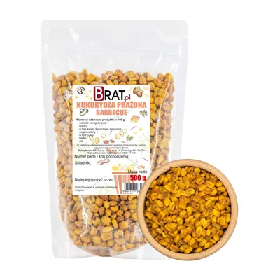 Obrázok produktu pre Grilovaná pražená kukurica 500g Brat.pl
