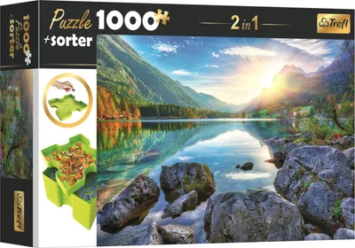 Zdjęcie produktu dla Układanka TREFL z sorterem 2w1 Hintersee, Niemcy 1000 elementów