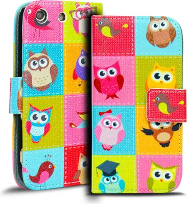 Produktbild von Handy Tasche für Sony Xperia M5 Hülle Kunstleder Motiv Schutzhülle Case