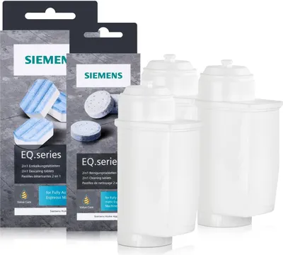 Produktbild von SIEMENS Reinigungstabletten + Entkalkungstabletten + Wasserfilter für EQ Series