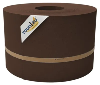 Produktbild von Sichtschutzstreifen zaun|zu PREMIUM 50m Rolle PP Zaunblende für Doppelstabzaun Braun, 50m