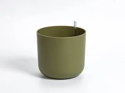 Zdjęcie produktu dla Doniczka samonawadniająca okrągła 19 cm zielona Plastia Tolita