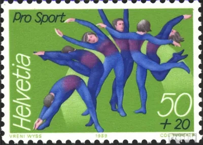 Produktbild von Briefmarken Schweiz 1989 Mi 1404 (kompl.Ausgabe) postfrisch Sporthilfe