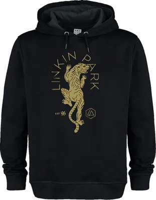 Image de Amplified - Sweat à capuche "Tiger" pour homme/femme unie GD2640 (XL) (Noir)