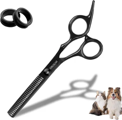 Produktbild von Tierpflege Scheren, RVS Ausdünnscheren, Ergonomisch, für Hunde und Katzen