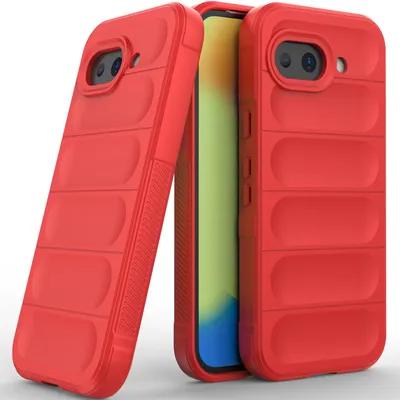 Produktbild von Handyhülle für Google Pixel 10A Weich TPU Silikon Stossfest Anti-rutsch Hülle Rot
