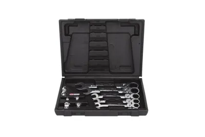 Image de KS TOOLS Jeu de clés mixtes à cliquet 503.4867 Acier au chrome-vanadium 1300g