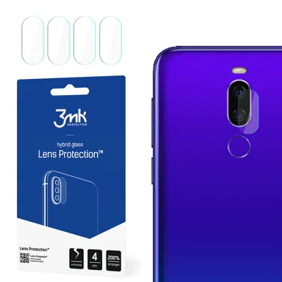 Produktbild von 3mk Hybridglas Lens Protection für Meizu X8 Kamera Objektiv Kameralinse 0,16mm 6H (4 Stück)