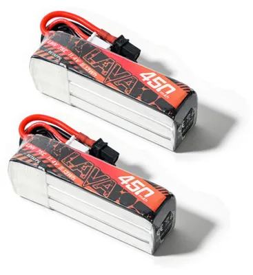 Image de Batterie BETAFPV LAVA LiHv 3S 11,4V 450mAh 75C (lot de 2)