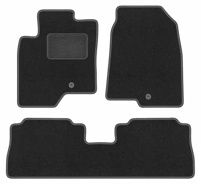 Image de Tapis de sol en moquette pour Chevrolet Captiva 2006-2017 (SUV) – jeu 4 pièces, gris graphite, sur mesure – Wielganizator LUX