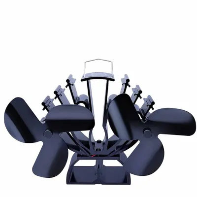 Obrázek produktu pro Ventilátor krbových kamen 2 vrtule se 3 lopatkami TURBO