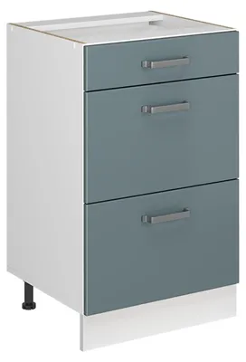 Obrázok produktu pre Kuchynská spodná skrinka Vicco R-Line Modrošedá/biely 50 cm bez pracovnej dosky, Model 69746