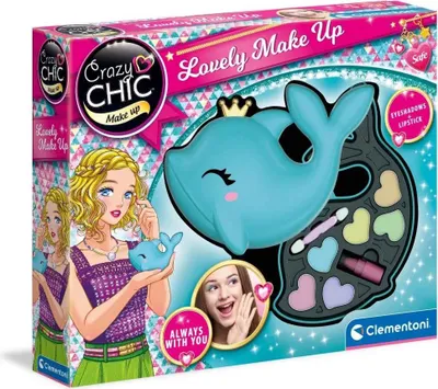Imagen del producto de Clementoni Crazy Chic 18630, Set de maquillaje para niños, a partir de 6 años, Multicolor