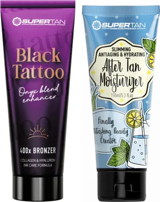 Obrázek produktu pro Supertan Black Tattoo + After Tan After Sun Free