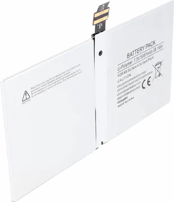 Image de Batterie compatible avec Microsoft Surface 4, Surface Pro 4, 1724 Batterie DYNR01, G3HTA027H, 5087mAh, 7.5V, 39.1Wh