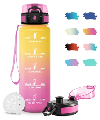 Produktbild von Trinkflasche Kinder 500ml JAPORIA auslaufsicher, Motivationsdesign, BPA-frei