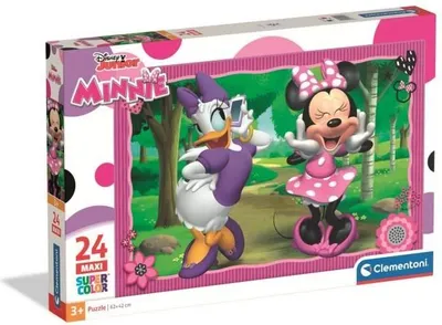 Produktbild von Puzzle, CLEMENTONI, 24 Maxi Teile, Minnie Mouse, 62 x 42 cm, Ab 3 Jahren