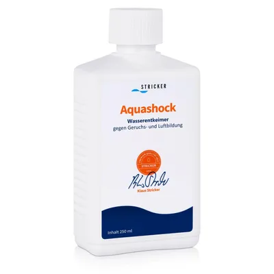 Produktbild von Stricker Chemie Aquaschock 250ml - Entkeimer für Wasserbetten ( 2er Pack )