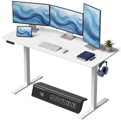 Produktbild von HOMCOM Höhenverstellbarer Schreibtisch Elektrisch 140 x 60cm mit Memory-Funktion