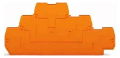 Zdjęcie produktu dla Wago 870-569, Separator bloku zacisków, Pomarańczowy, 2 mm, 106 mm, 52,5 mm, 5,16 g