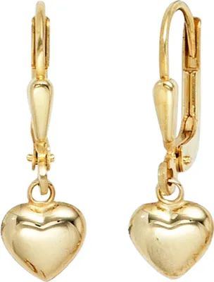 Produktbild von JOBO Kinder Boutons Herz 333 Gold Gelbgold Ohrringe Ohrhänger
