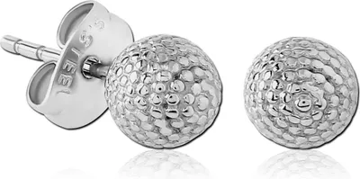 Produktbild von viva-adorno 1 Paar Edelstahl Damen und Herren Ohrringe Ohrstecker Tribal Ball Z495.D3