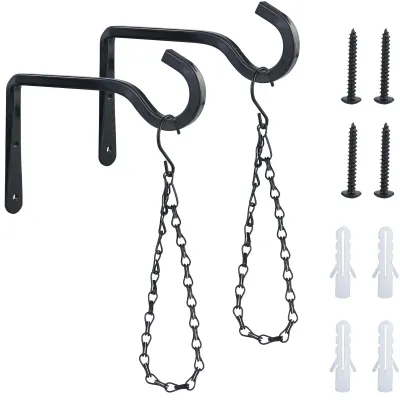 Wandhaken-Set 2er-Pack 14,5 cm für Blumenampeln und Laternen