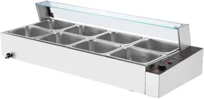 Productafbeelding van Gastronomische container, 8x8 inch, buffetglasplaat